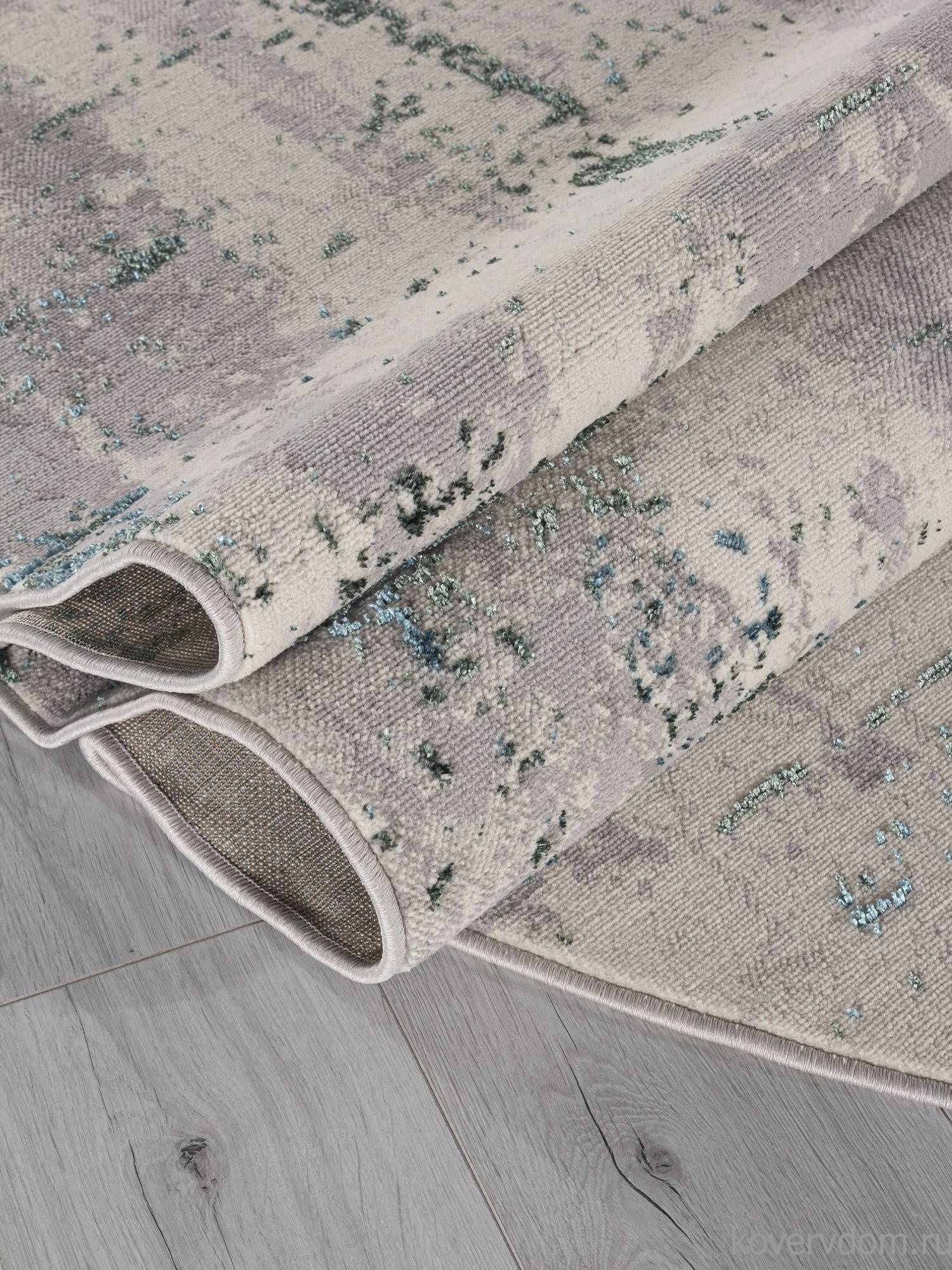 Ковер LIMAN F169 CREAM-D.GREEN Овал