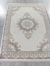 Однотонный ковер ESSA 27236A CREAM / BLUE