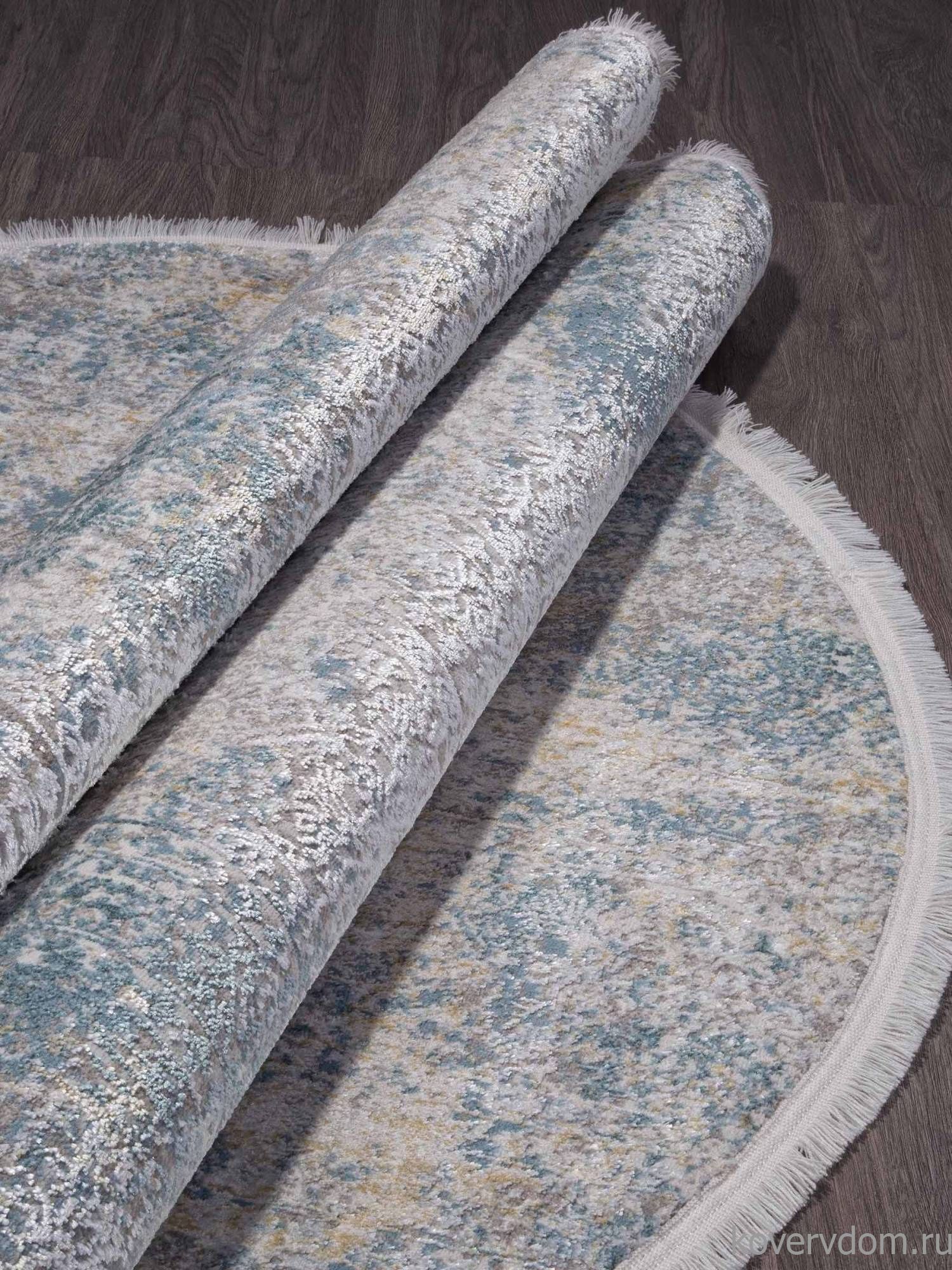 Ковер AJMAL LP 257 CREAM / TURQUOISE Овал Ковер AJMAL LP 257 CREAM / TURQUOISE Овал