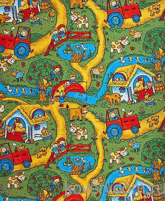 Детский ковер-палас Веселая поляна Детский ковер-палас Веселая поляна