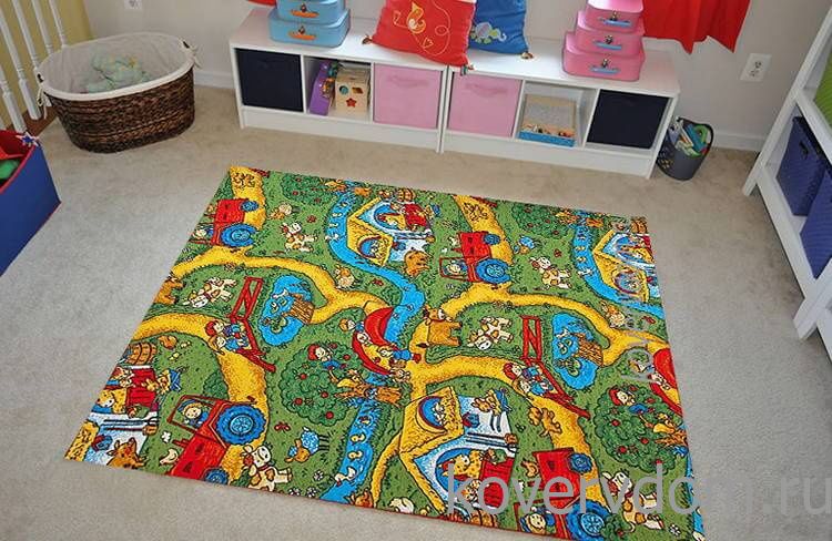 Детский ковер-палас Веселая поляна Детский ковер-палас Веселая поляна
