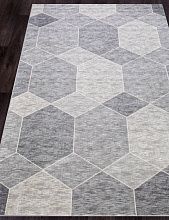 Круглый ковер MATRIX 989911 6254 V СЕРЫЙ