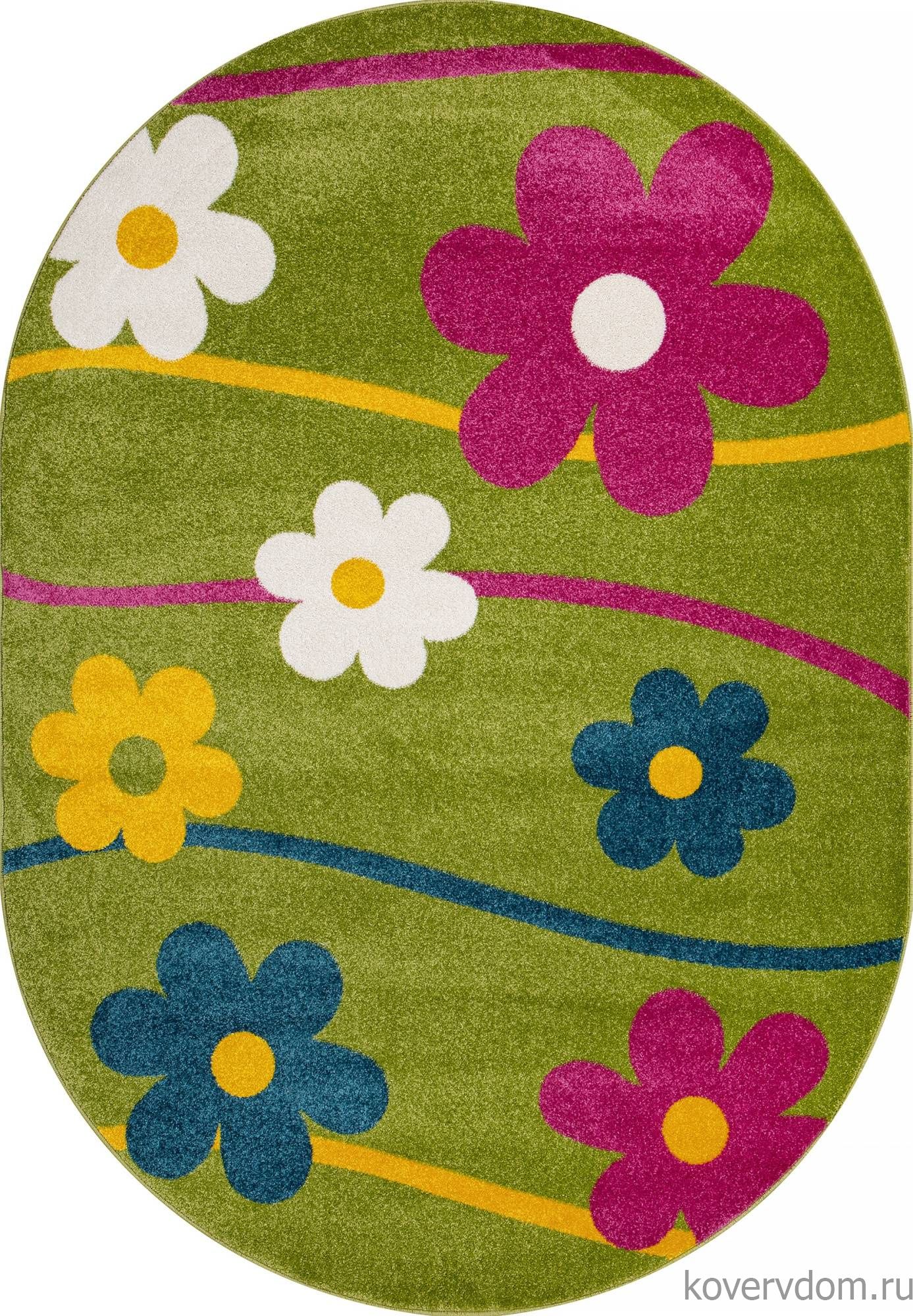 Ковер RIO 1021 GREEN Овал