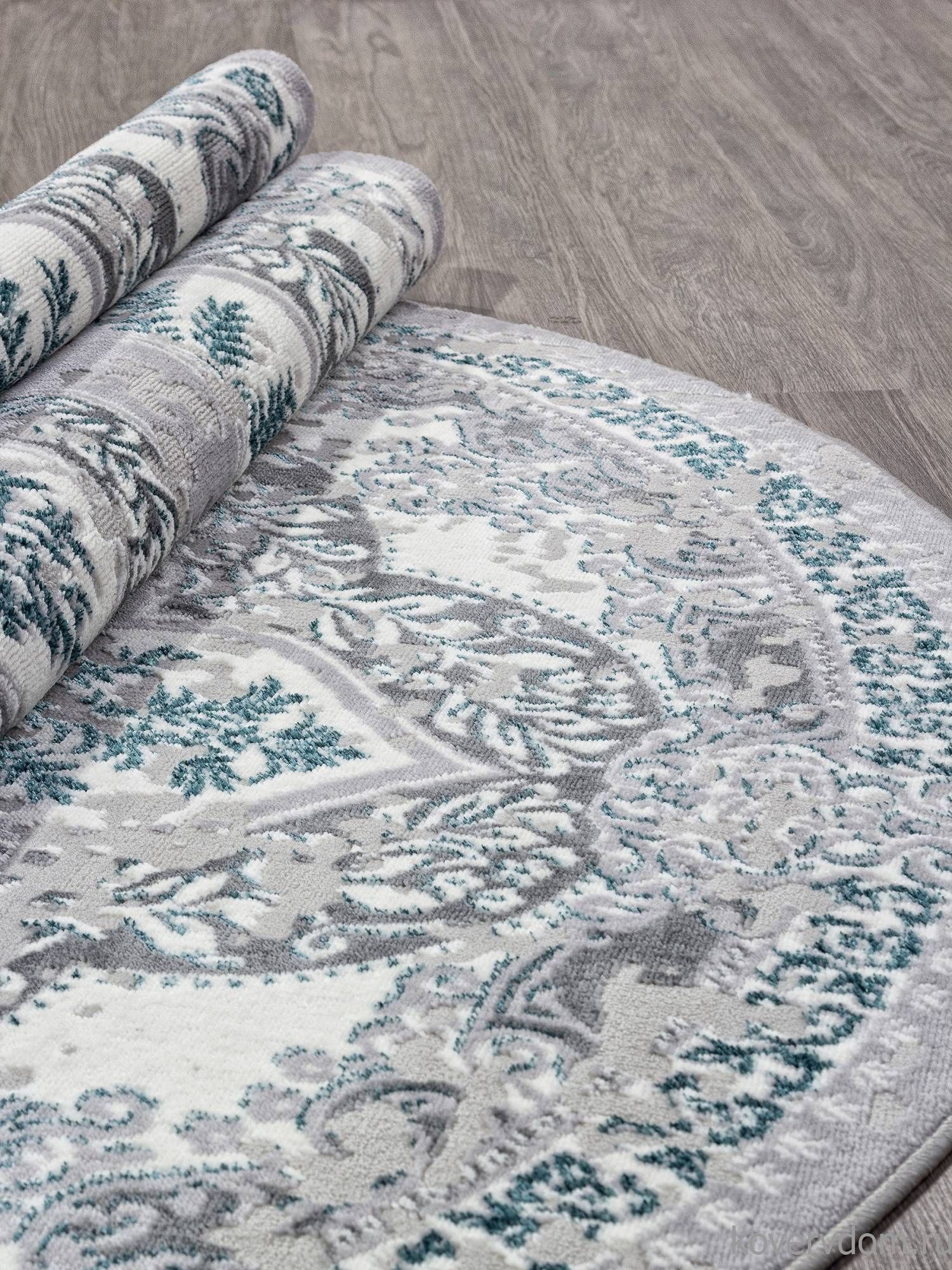 Ковер PALERMO F290 GRAY Овал Ковер PALERMO F290 GRAY Овал