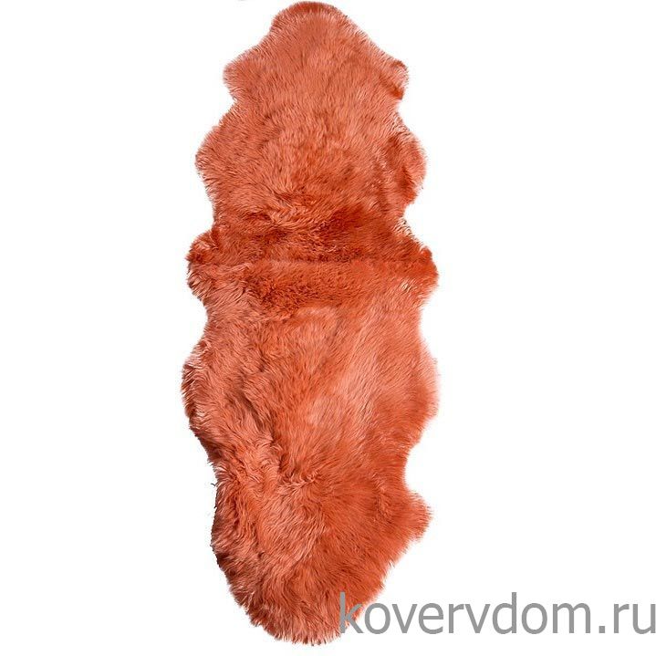 Овчина Новозеландская 2-х шкурная персик 