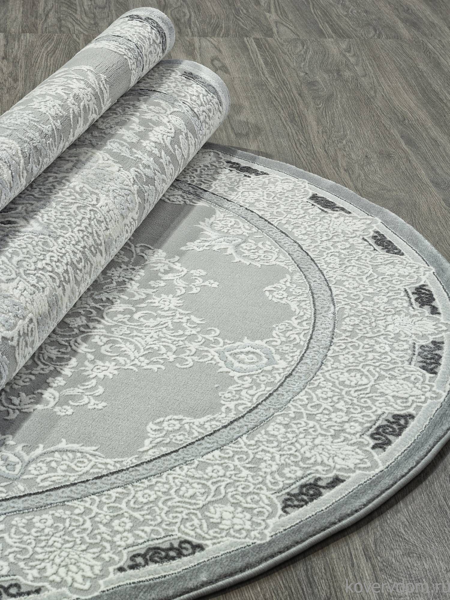 Ковер NENSI GL038G GREY / GREY Овал Ковер NENSI GL038G GREY / GREY Овал