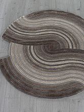 Круглый ковер в гостиную SAFIR 00835C GREY / BROWN Круг