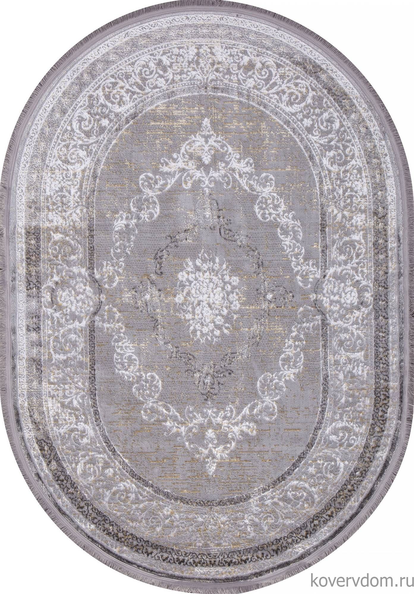 Ковер AJMAL LP 292 GREY Овал Ковер AJMAL LP 292 GREY Овал
