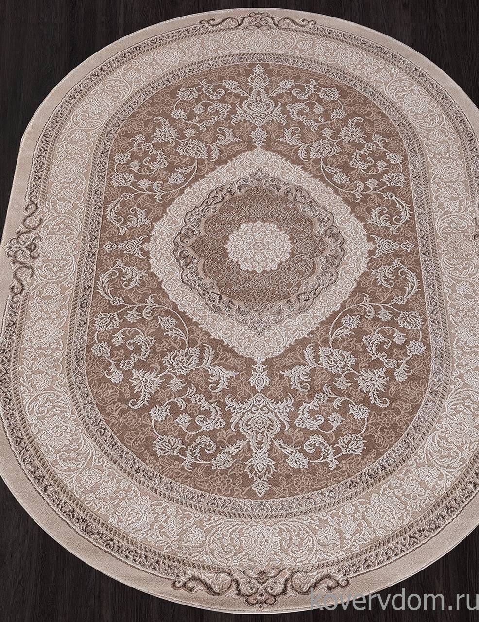 Ковер ARMINA 03874B BROWN / BROWN Овал Ковер ARMINA 03874B BROWN / BROWN Овал
