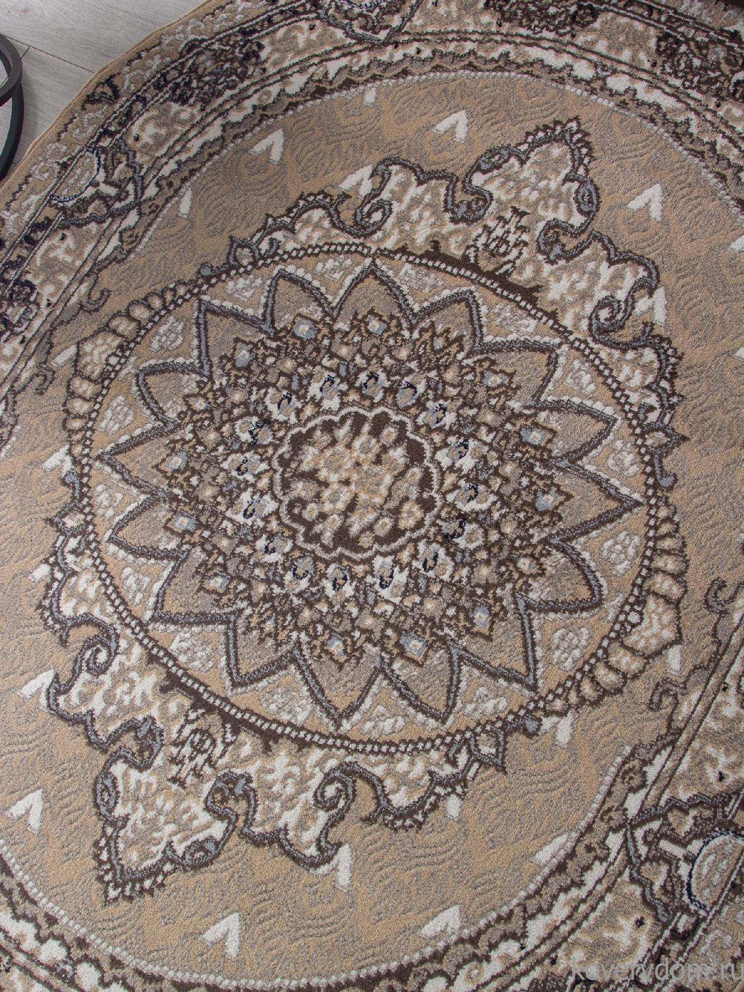 Ковер PRAGA 06021A TOZ GRI / TOZ GRI Овал