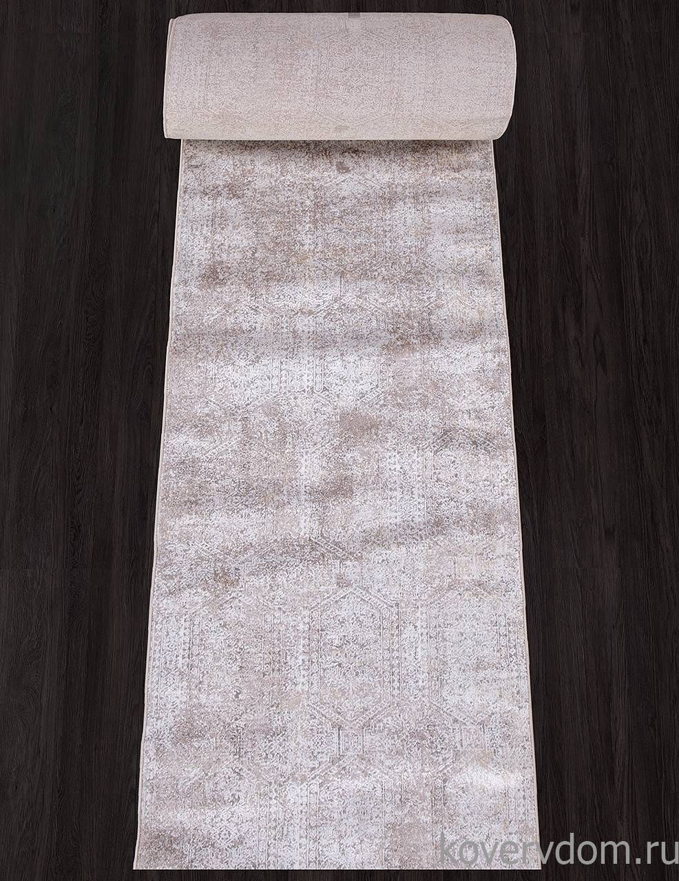 Ковровая Дорожка AJMAL LP 257 CREAM / BROWN Ковровая Дорожка AJMAL LP 257 CREAM / BROWN