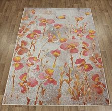 Шерстяной ковер из Монголии Hunnu R Цветы 6A2365 175