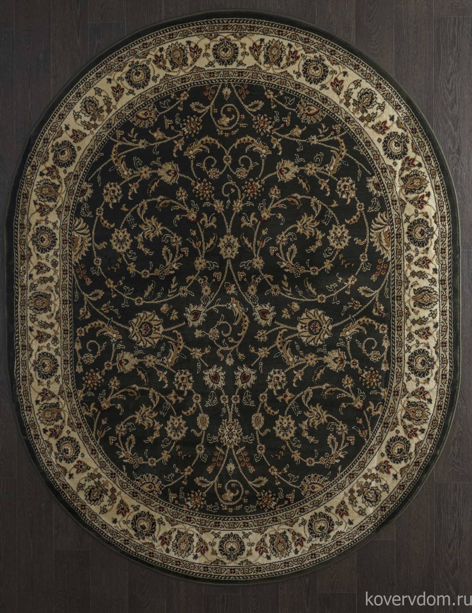 Ковер VALENCIA 2 D251 GREEN Овал