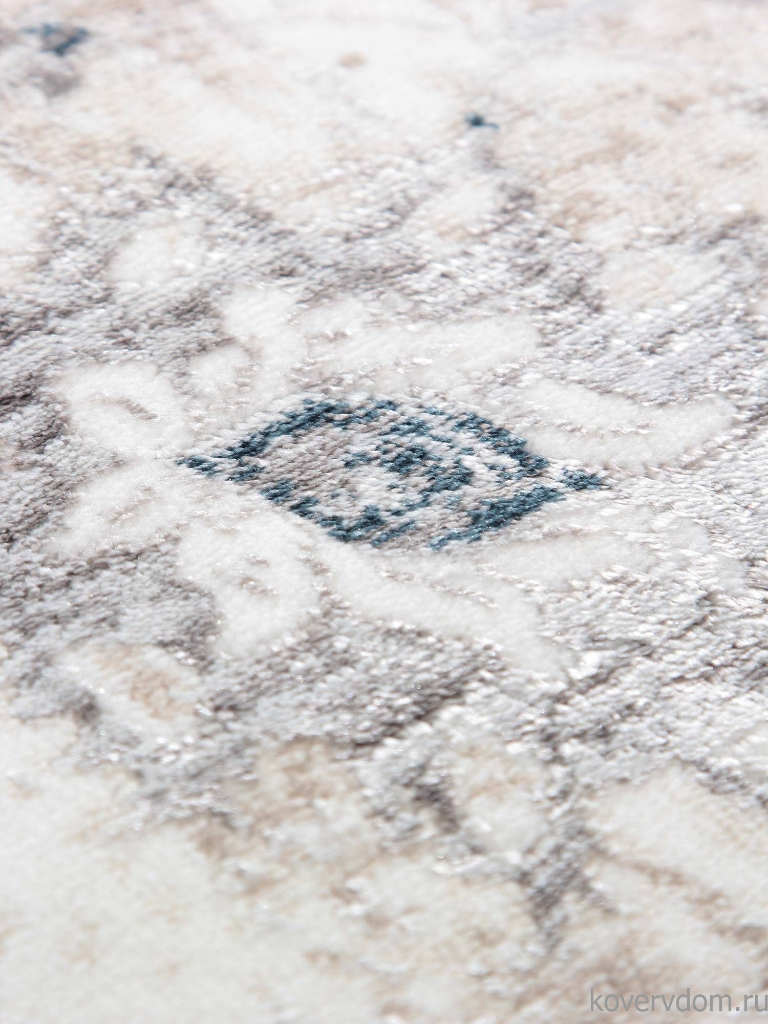 Ковер LILY 9312A S.WHITE / P.BLUE