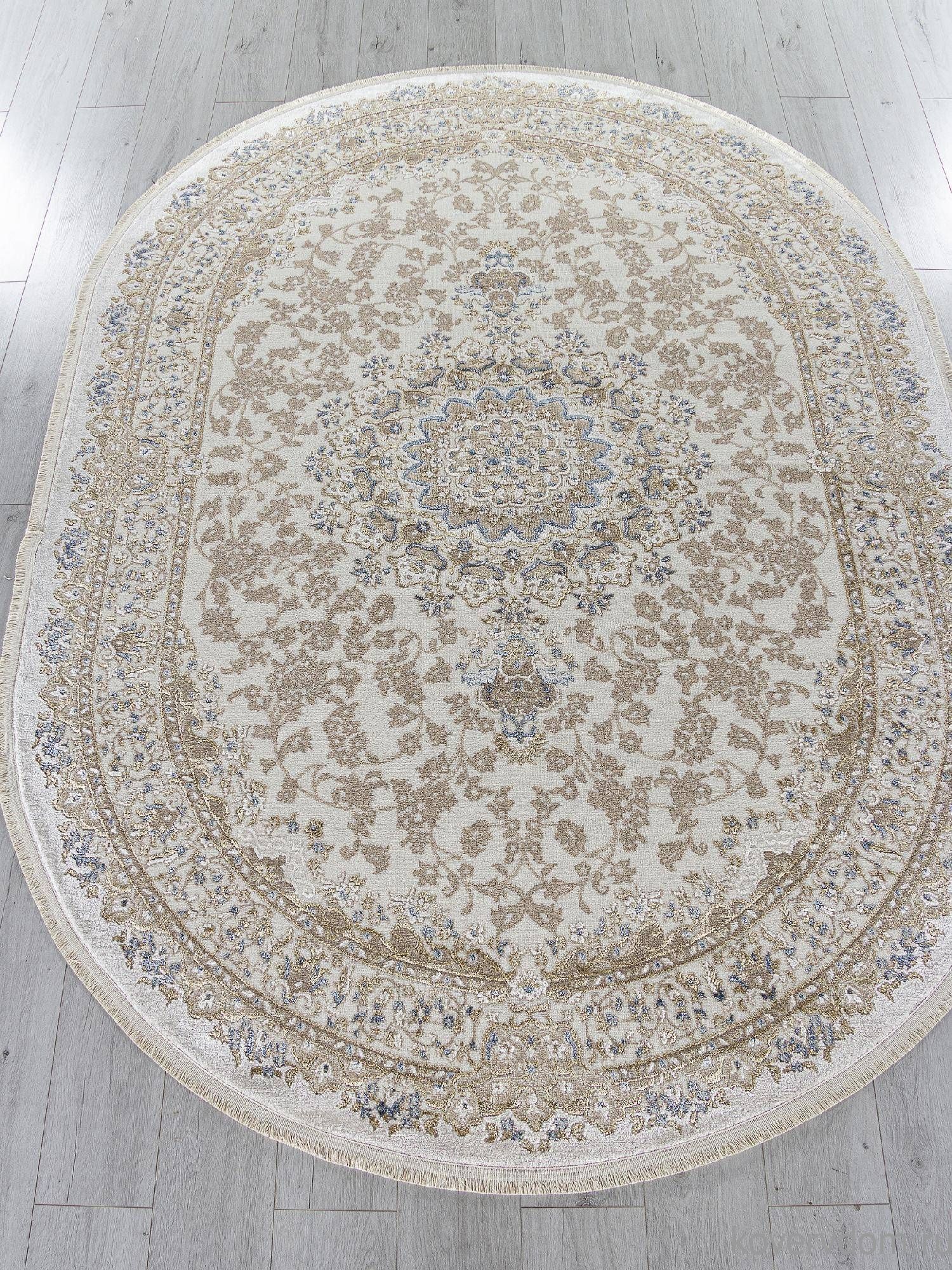 Ковер ESSA 27239A CREAM / BLUE Овал