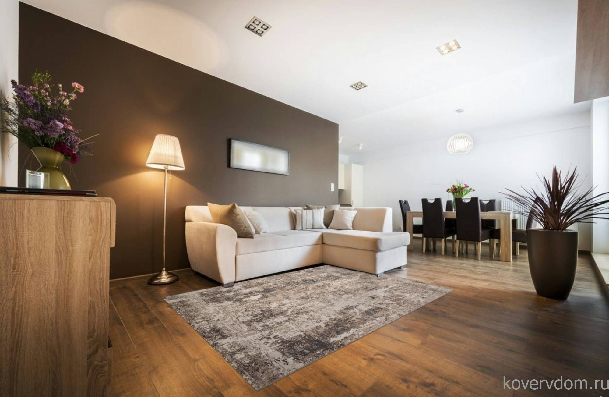 Ковер SIESTA M031A CREAM / WHITE