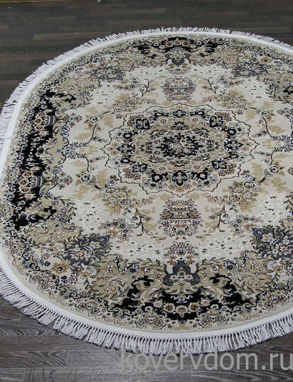 Ковер SHAHREZA d211 CREAM-NAVY Овал