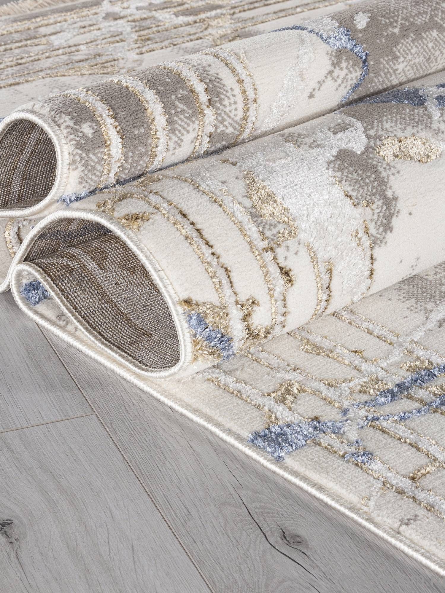 Ковер MOSSO 27243A GRY / NAVY