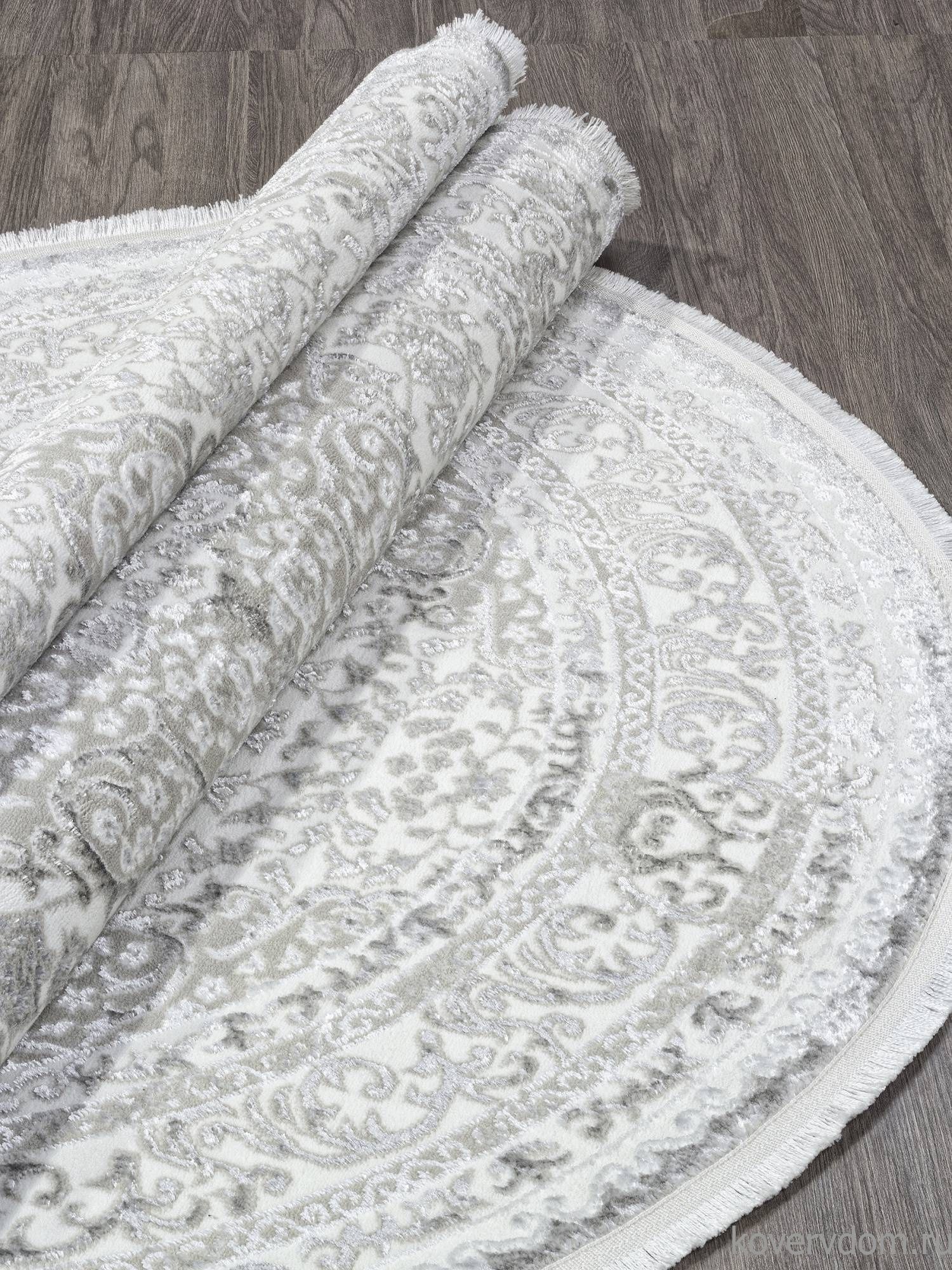 Ковер ALFANI Q011A GREY FDY / CREAM SHRINK Овал Ковер ALFANI Q011A GREY FDY / CREAM SHRINK Овал