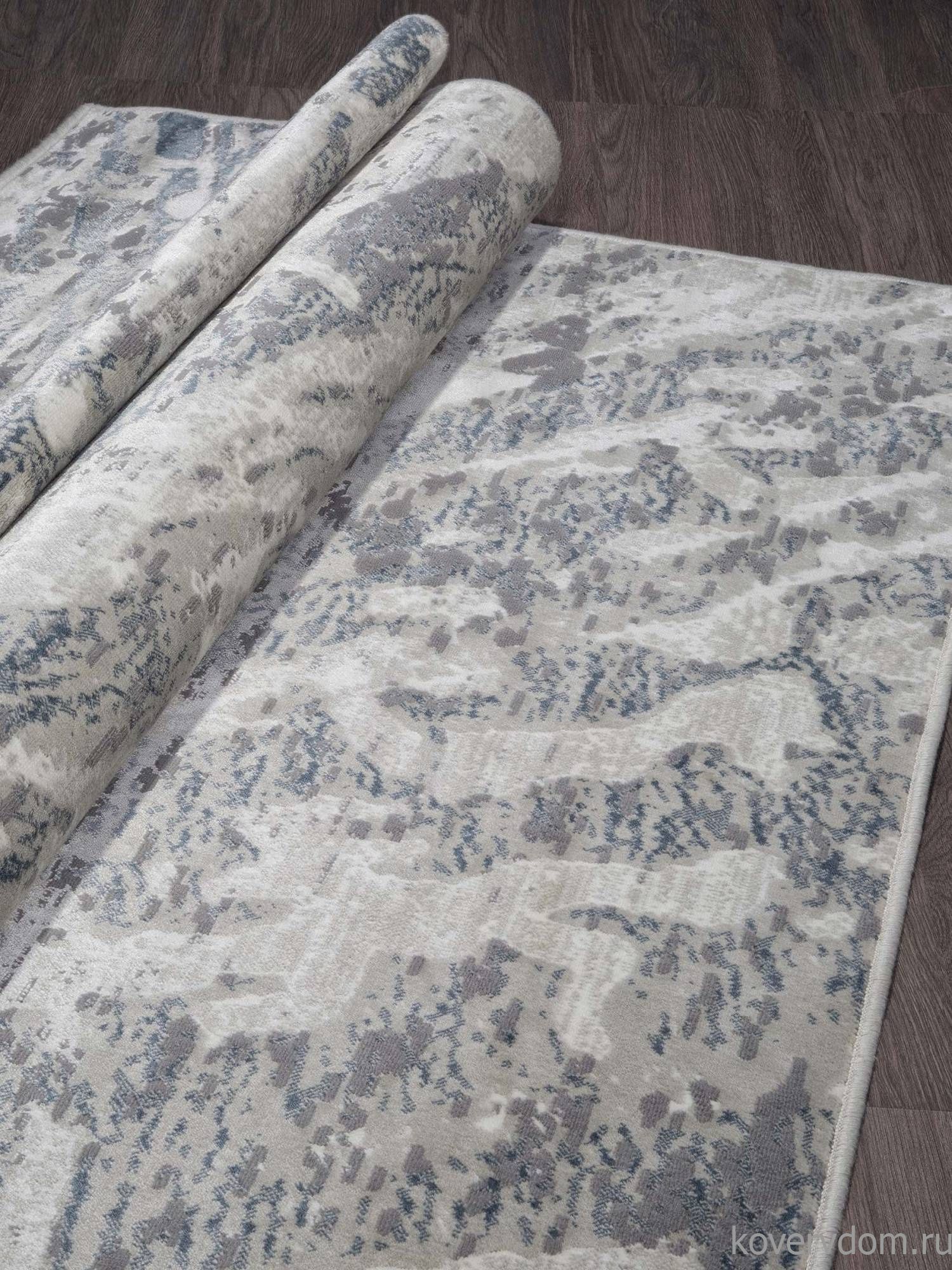 Ковер Euphoria 13102 SILVER-D.BLUE V Ковер Euphoria 13102 SILVER-D.BLUE V