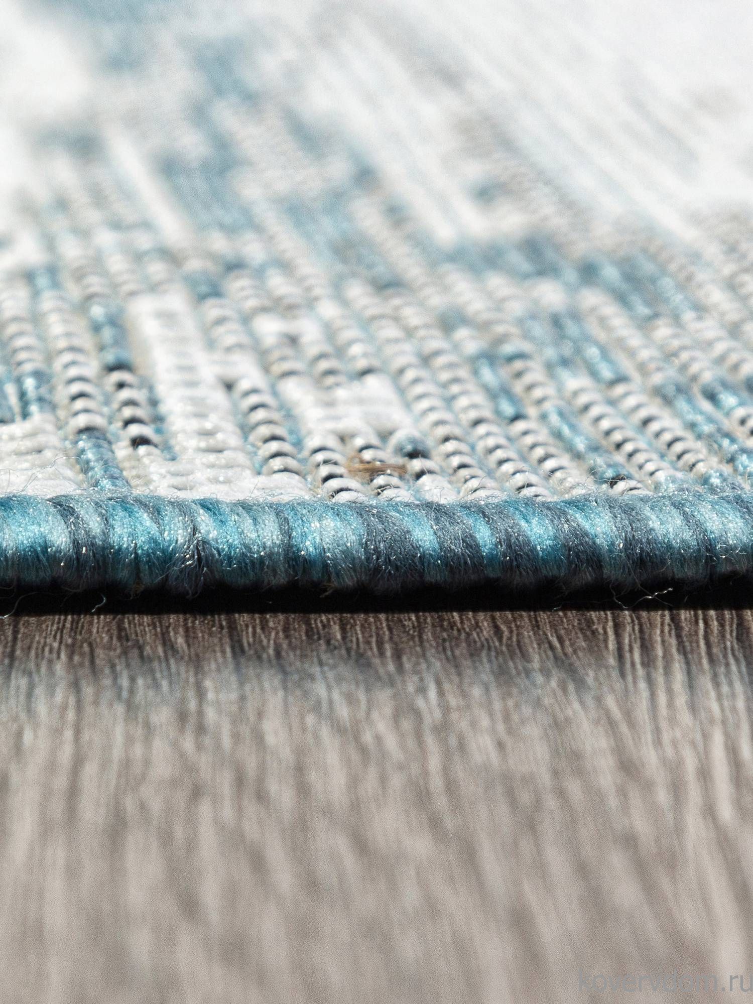 Ковер-циновка KAIR S143 BLUE Овал