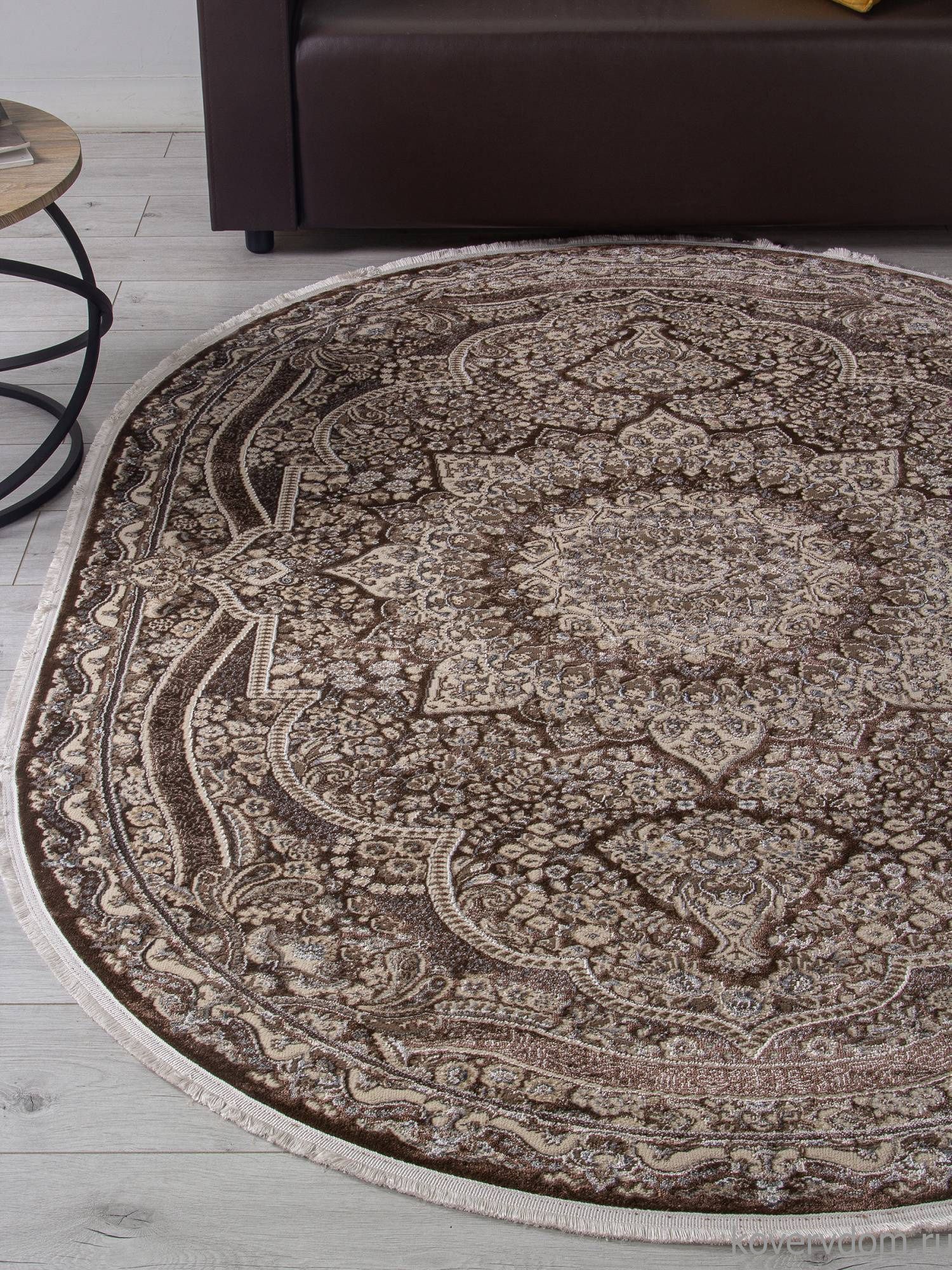 Ковер DOLCE D415 BROWN Овал