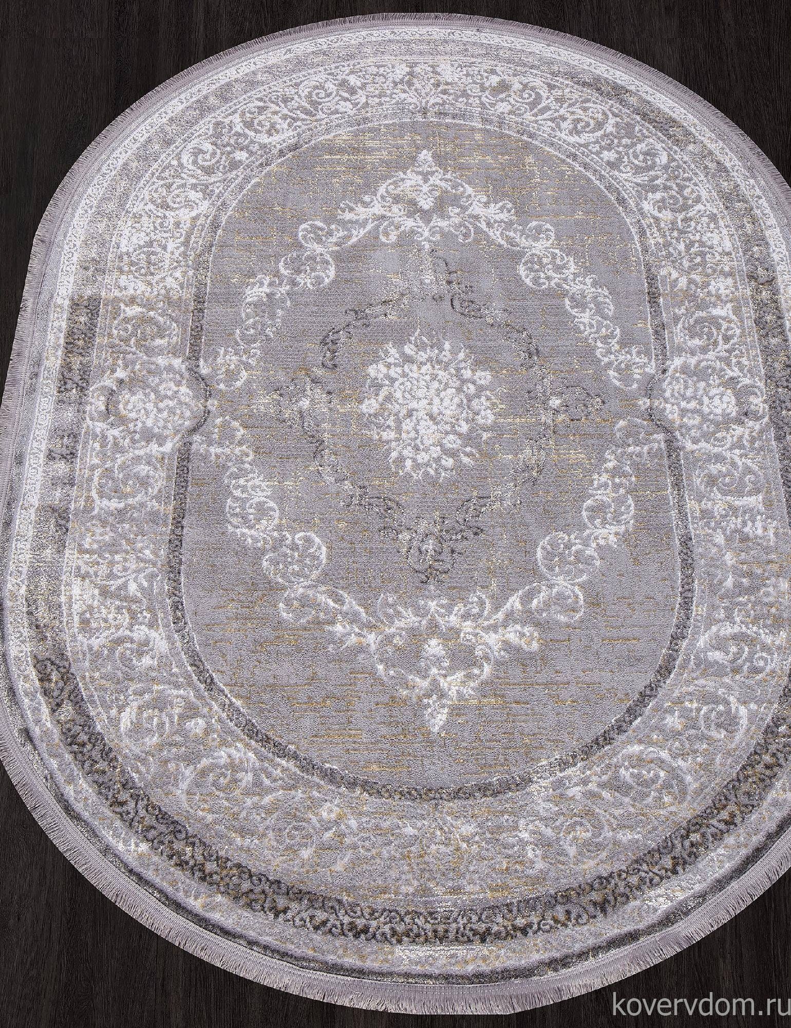 Ковер AJMAL LP 292 GREY Овал Ковер AJMAL LP 292 GREY Овал